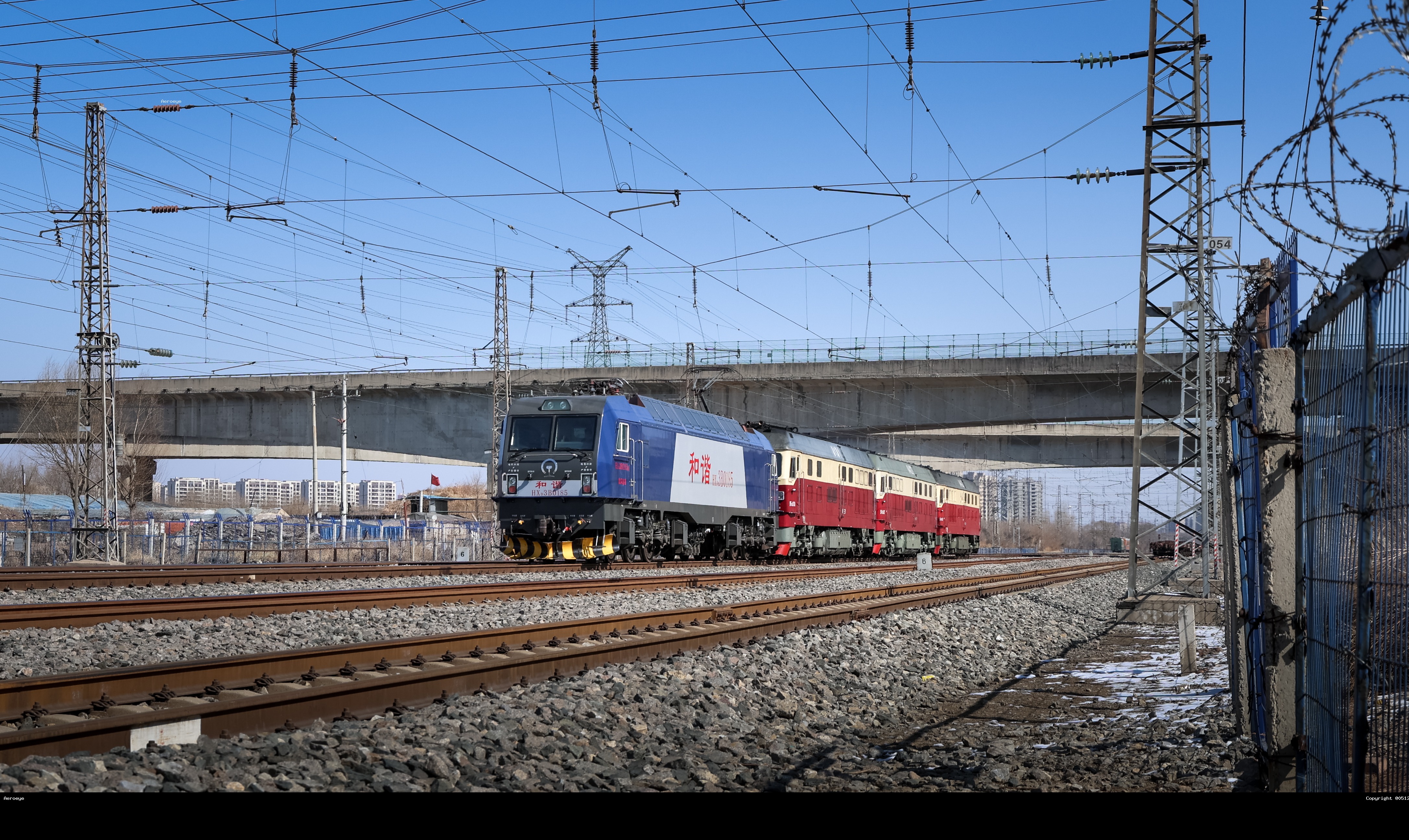 57010回送三台哈局DF4D